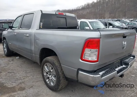 2021 Ram 1500 Big Horn из США, поврежденный, VIN 1C6SRFFT2MN504052